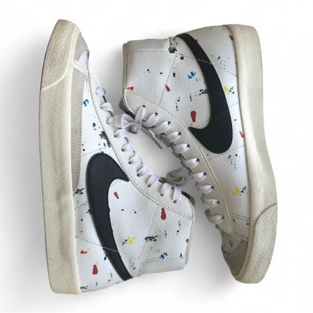 Nike YOUTH SIZE 7Y Blazer Mid '77 'Paint Splatter' (GS) DJ2618-100